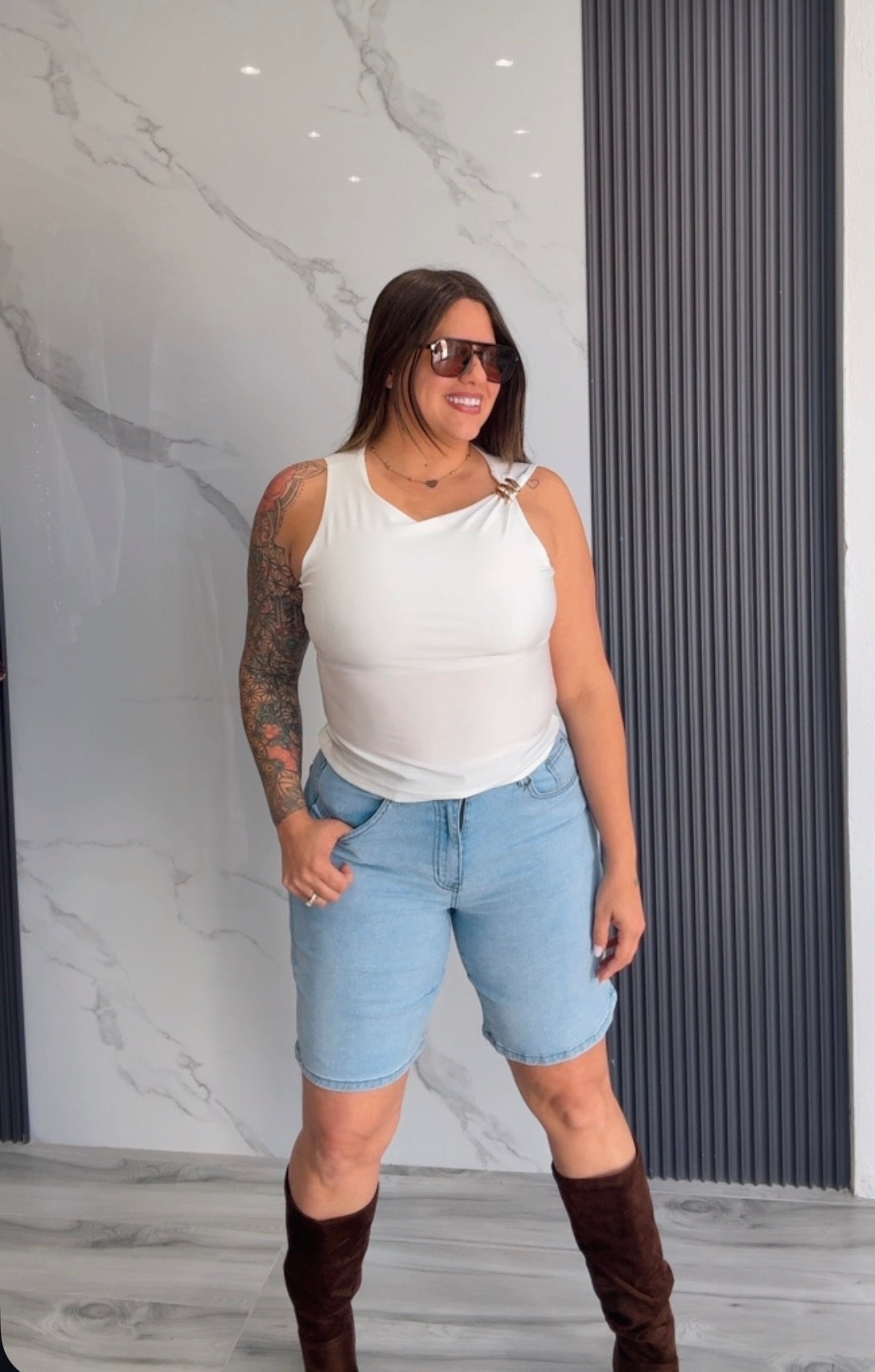 Denim Chill Bermuda