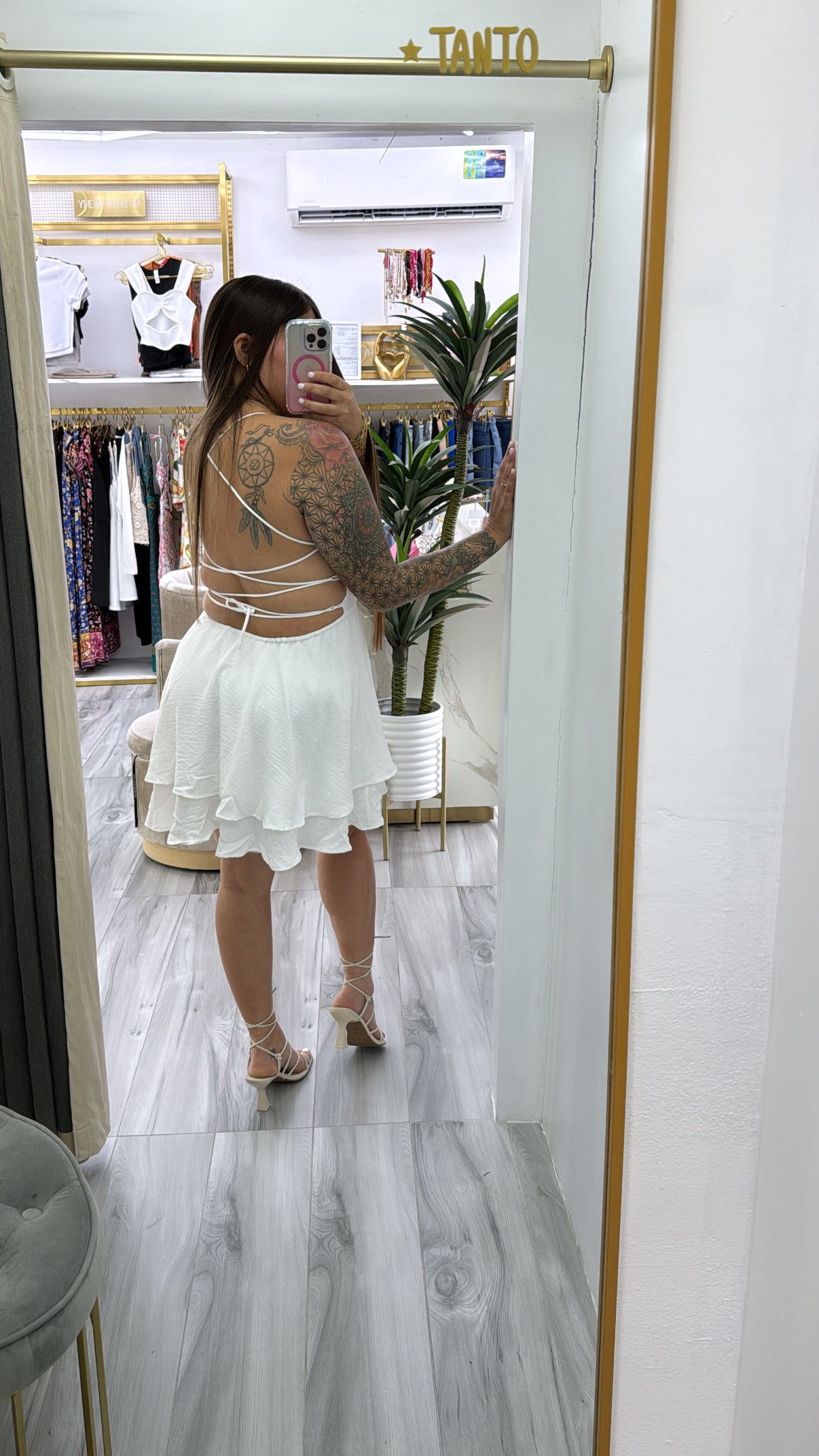 White Mini Dress
