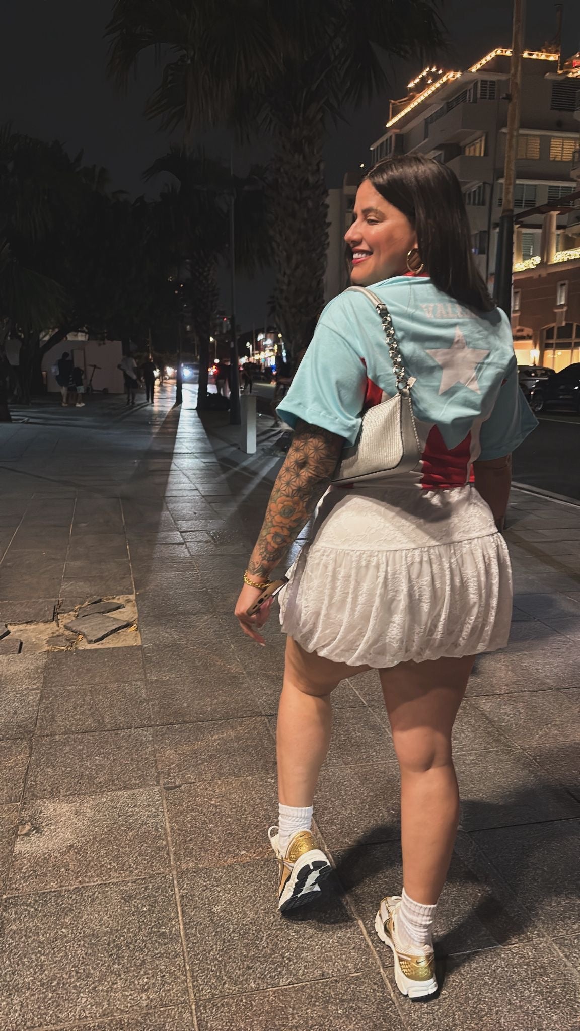 Lace Balloon Skort