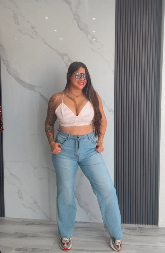 Striped Bra Top