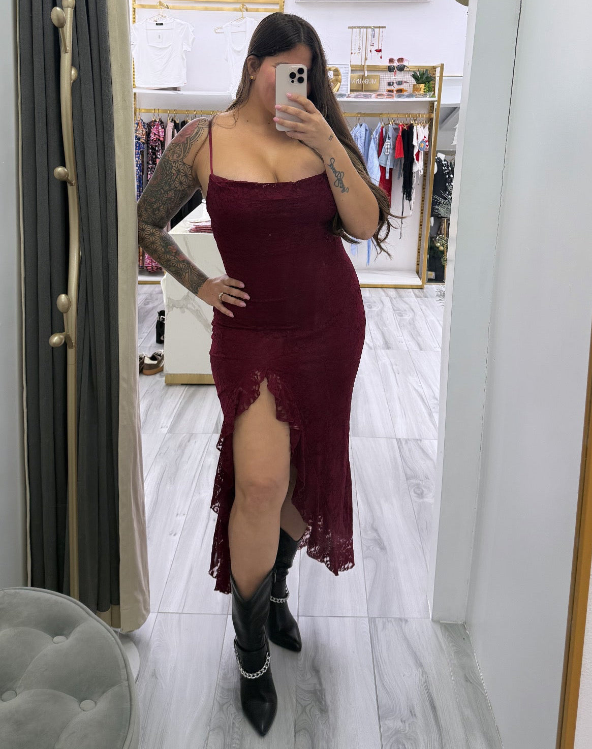 Lace Midi Dress