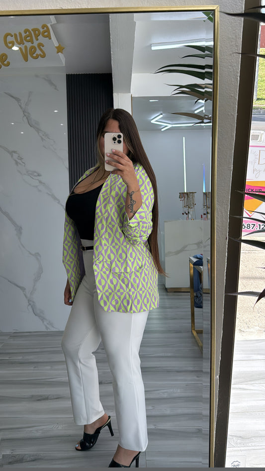 Print Blazer
