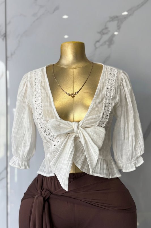 Boho Puff Sleeve Top